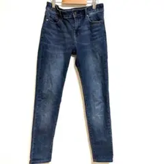 【UNIQLO】スキニーデニム ストレッチ インディゴ カジュアル