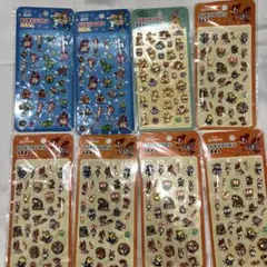 ク*ン様 ぷくぷくシール　ディズニー　8枚セット　ズートピア他