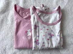 長袖肌着　2枚セット 110