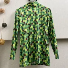 ユニクロ★ヒートテック★タートルネックT 緑uniqlo marni XLマルニ