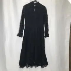 【期間限定値下げ】新品タグ無し　ブラックレースマキシドレス