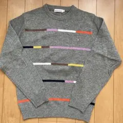 Hush Puppies グレー ストライプ セーター S