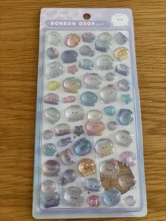 水族館限定　ボンボンドロップシール　クラゲ　シール