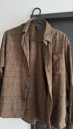 メンズ　チェックシャツ（S）