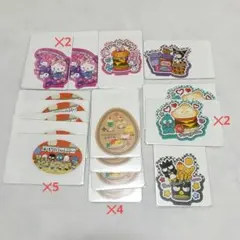 サンリオキャラクターズ シールクッキー2　16枚セット まとめ売り