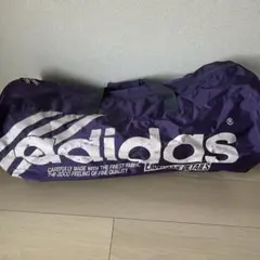 希少　90s adidas アディダス　ドラムバッグ　ヴィンテージ　紫　ボストン