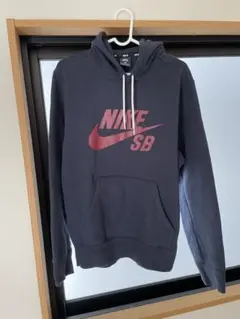 Nike SB フード付きパーカー M ネイビー