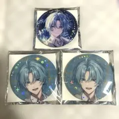 にじさんじ ウィンターデート2025 缶バッジ 渚トラウト 2種 3個