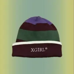 XGIRL ストライプ ビーニー 古着のサムネイル