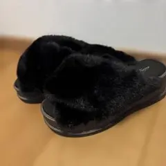 ブラックファーサンダルLLのサムネイル