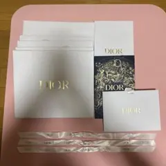 【美品】DIOR ショップ袋・リボンセット