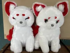ちょコンとキツネ　九尾　ウルトラBIGぬいぐるみ　ういろう　２つセット ちょコンと九尾キツネ せっか ウルトラBIGの通販 by ふぅ｜ラクマ