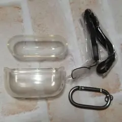 AirPods Pro 第2世代用 ケース クリア イヤホンケース 落下防止保護