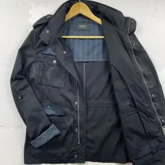 美品　バーバリーブラックレーベル　ブルゾン　ジャケット　ノバチェック　黒　LL