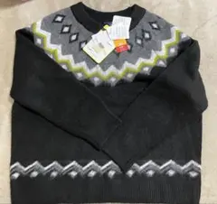 ニットセーター 3L ブラック グレー イエロー