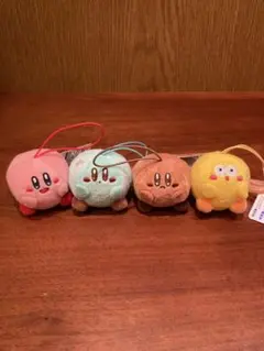 カービィのグルメフェス ぷち マスコット ぬいぐるみ 4点セット