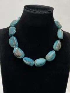 50.172【ネックレス】青い石　ヴィンテージ　アンティーク