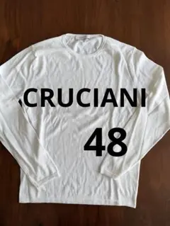 Cruciani ホワイト ニットセーター サイズ52 2026年最新】CRUCIANI カラー：ホワイト系 メンズ ニット・セーターの
