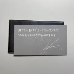 Stray Kids スキズ Leeknow リノ MANIAC 特典カード