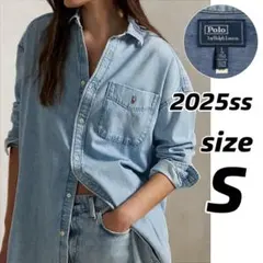 Polo Ralph Lauren オーバーサイズ コットン デニム シャツ S