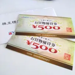 ヤマダホールディングス 株主様お買物優待券 1000円分