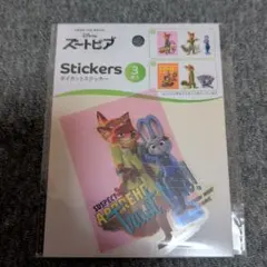 Disney ズートピア ダイカットステッカー 3枚セット