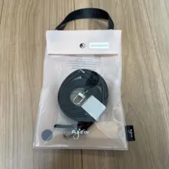 新品未使用　ajewエジューストラップ紐　ブラックショルダーストラップ