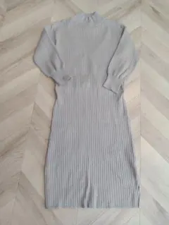 Rasemalameマタニティ　ワンピース　授乳ワンピース　長袖　M