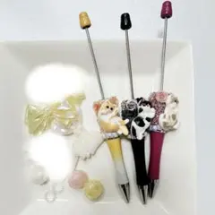 rinda様　おまとめページ　カスタムボールペン　デコレーション　3匹の猫セット