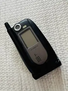 J-PHONE 折りたたみ携帯電話 本体 ブラック