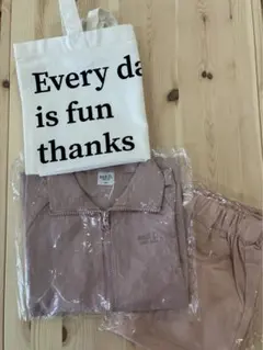 新品未使用　プティマイン　アンドD ウインドブレーカー　くすみピンク　100