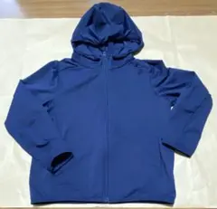 値下げ！美品！UNIQLO ユニクロ　エアリズム　パーカー　ネイビー　紺