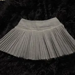 DHOLIC MINI GRAM グレー プリーツスカート