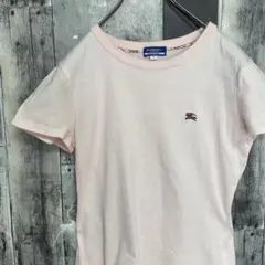 BURBERRY　バーバリー　半袖Tシャツ　ノバチェック　ホース刺繍　38