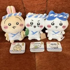 ちいかわ寿司　お座りミニぬいぐるみ　ちいかわ　ハチワレ　うさぎ　セット