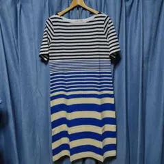 【新品タグ付】MARNI UNIQLO ボーダーワンピース 半袖 L