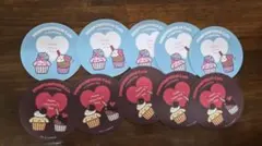 ポムポムプリンカフェぐでたまコラボコースター 10枚セット