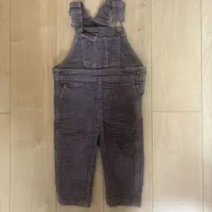 オーバーオール サロペット コーデュロイ ブラウン80
