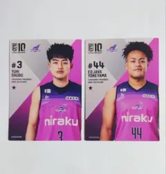 Bリーグ カード 2025-2026 福島ファイヤーボンズ 2選手のサムネイル