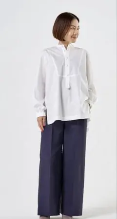 had様　yori ヨリ　ショートスリーブリボンブラウス yori / shirocon 公式オンラインストア｜日本製レディースファッション