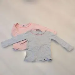 長袖Tシャツ 2枚セット 2ans/86cm