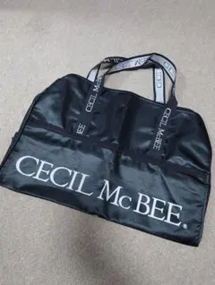 CECIL McBEE セシルマクビー ブラック ボストンバッグ