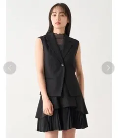 snidel オーバーラップミニスカート