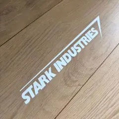 STARK INDUSTRIES スタークインダストリーズ ステッカー　ホワイト