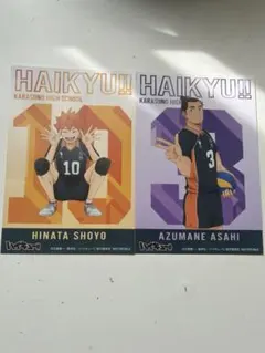 ハイキュー‼︎アニメイトフェア　ポストカード　日向翔陽　東峰旭
