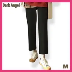 Dark Angel 裏起毛テーパードパンツ コーデュロイ ブラック M 暖パン
