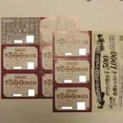 ROUND１ 株主優待 割引券 500円×8枚 期限2027.4.15