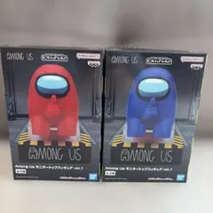 Among Us モニタートップフィギュア vol.1 赤青セット