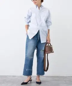 未使用級✨マディソンブルー SWING TWISTED SH OX STRIPE 極美品】マディソンブルー SWING TWISTED OX STRIPE 00 - メルカリ