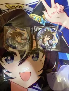 ウマ娘　缶バッジ　ヴィブロス2個